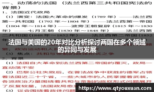 法国与美国的20年对比分析探讨两国在多个领域的异同与发展